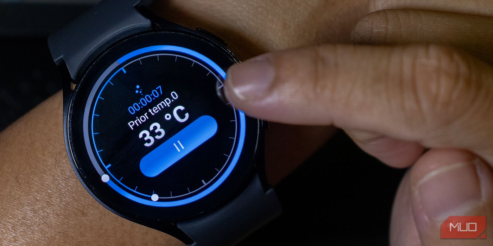 Checking water and skin temperature on Galaxy Watch6