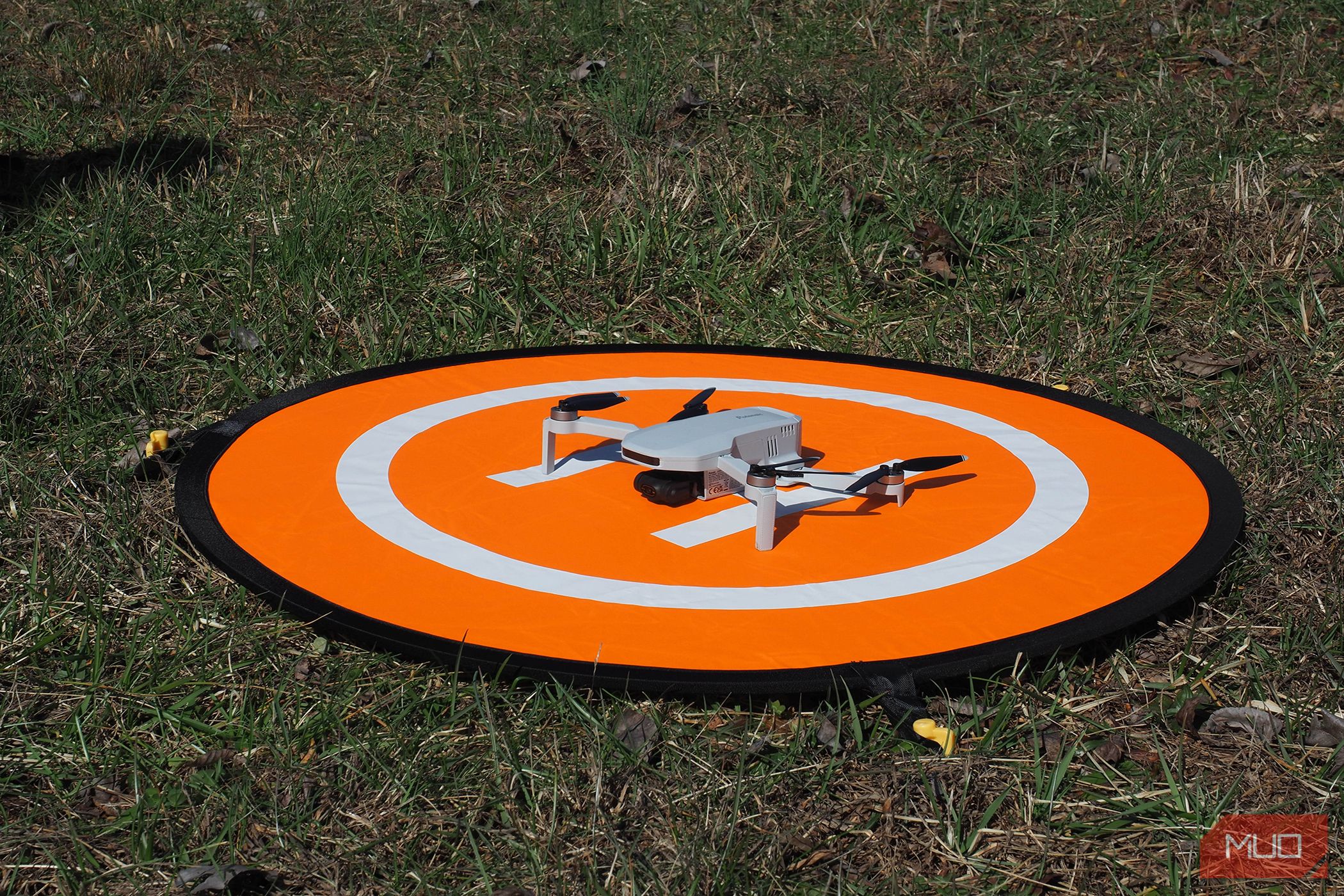 Potensic Atom atop drone launch pad
