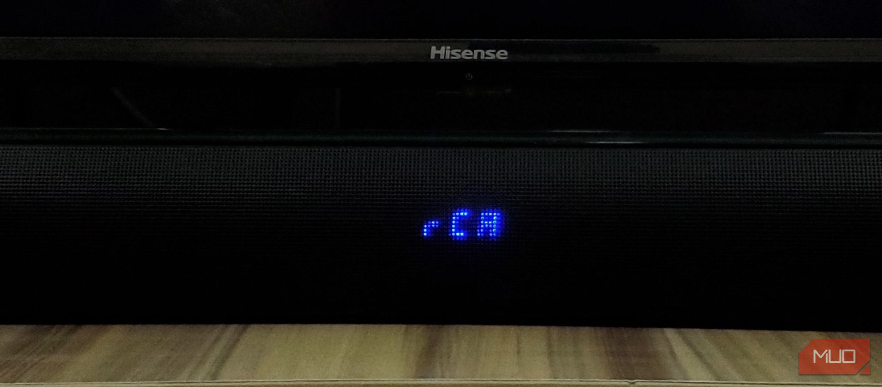 RCA indicator on Hisense Soundbar