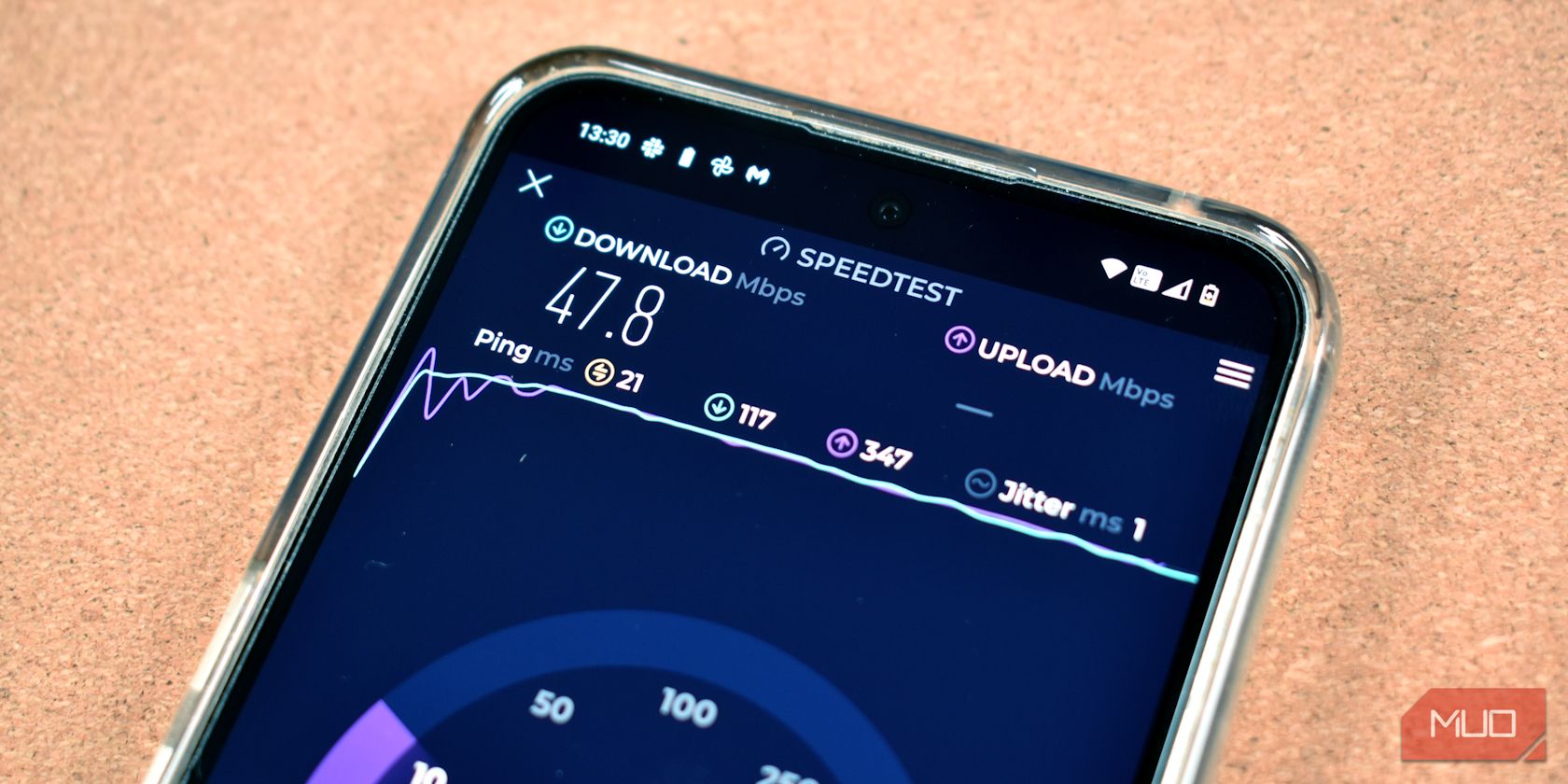 ookla speedtest app on smartphone screen feature