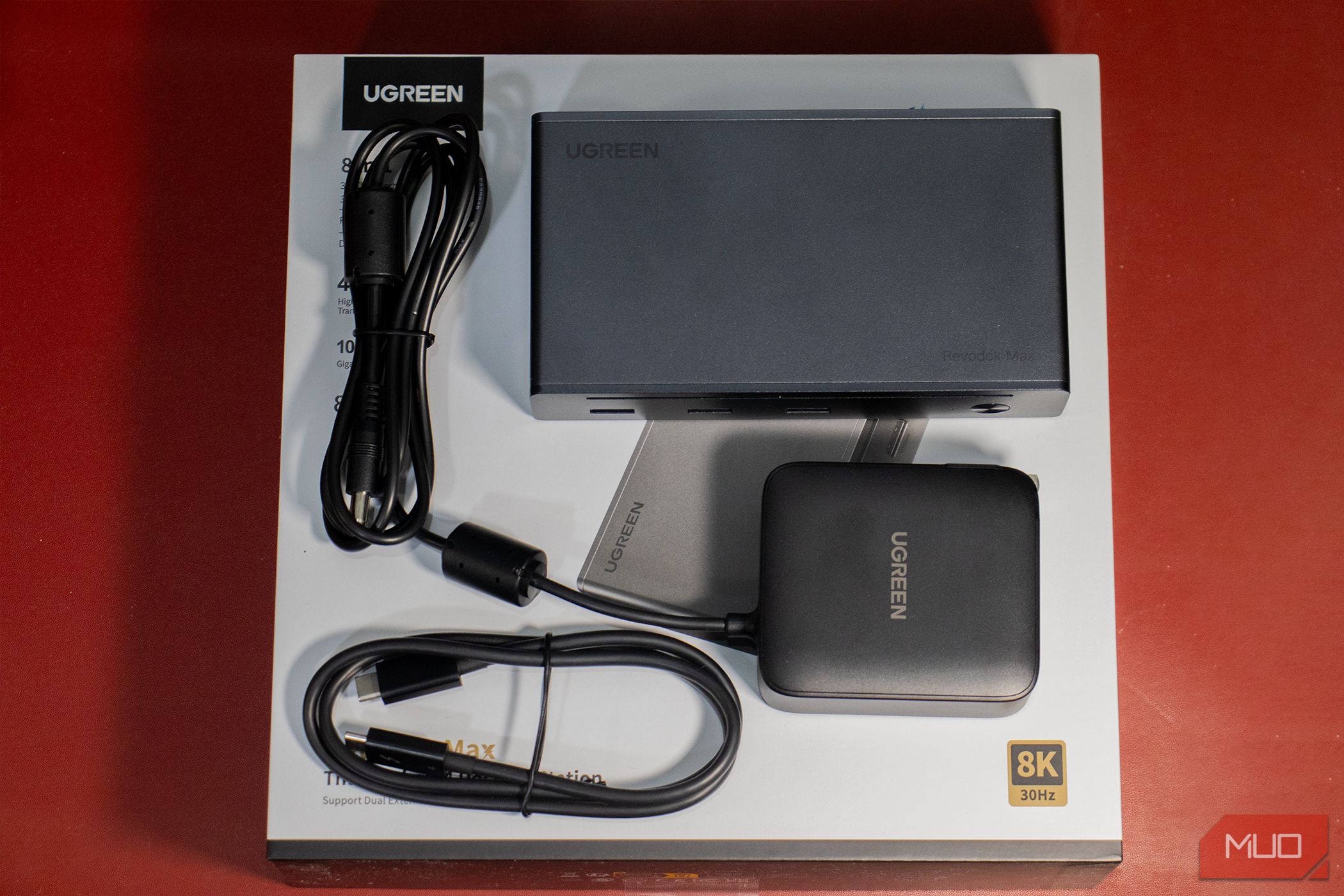 Ugreen Revodok Max 208 on its box