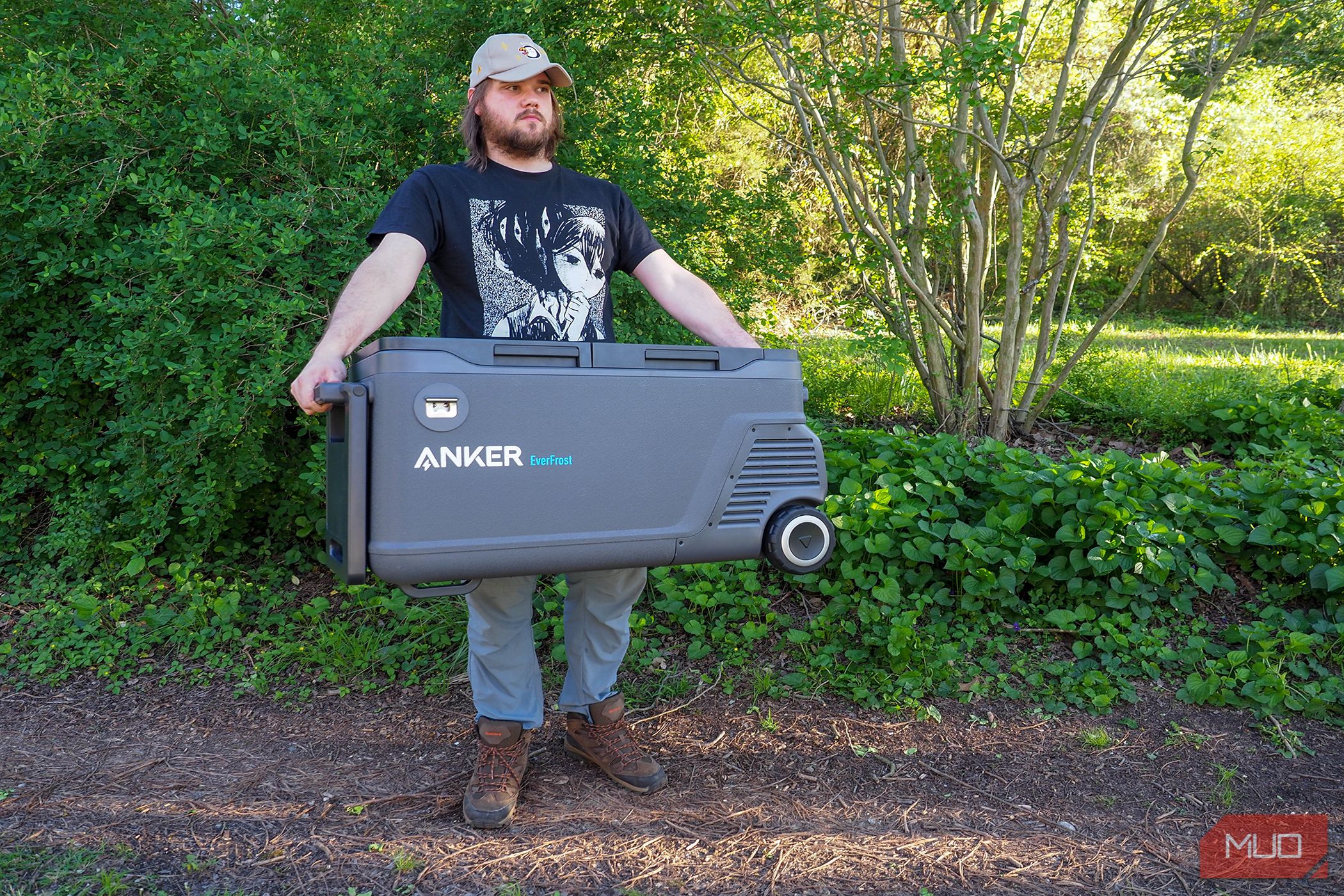 Anker EverFrost Dual-Zone Powered Cooler 50 hand carry