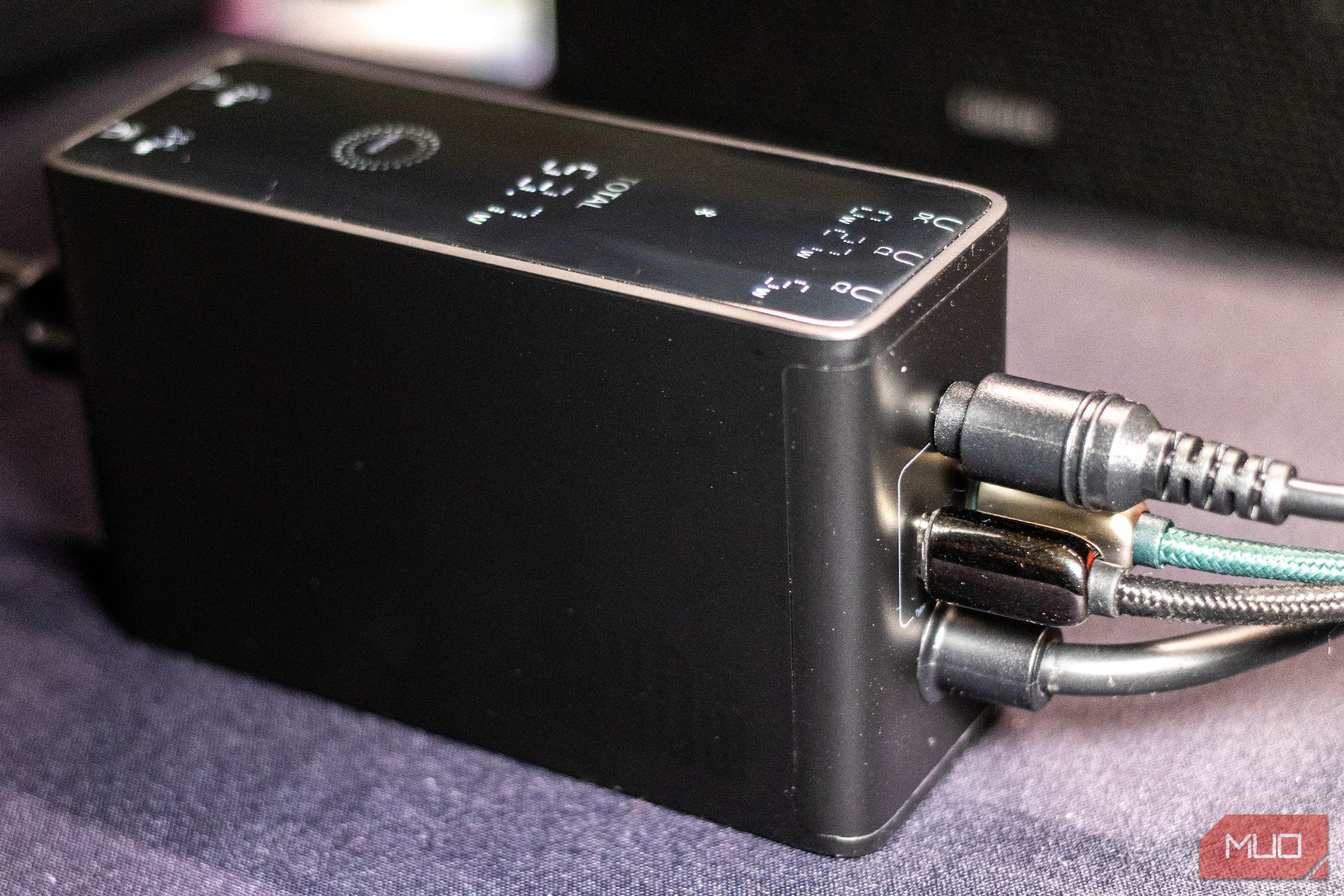Baseus 240W Digital GaN Charger showing rear