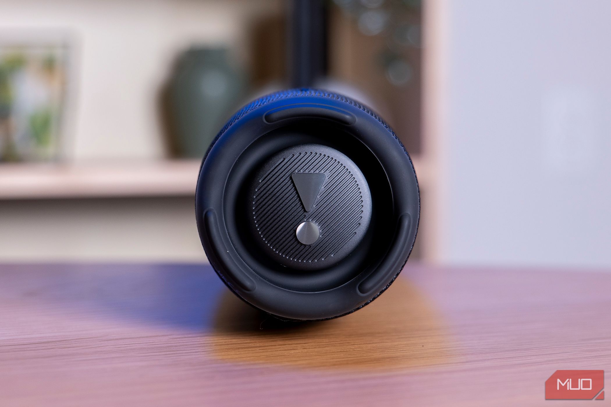 Close up of the subwoofer on the JBL Charge 5