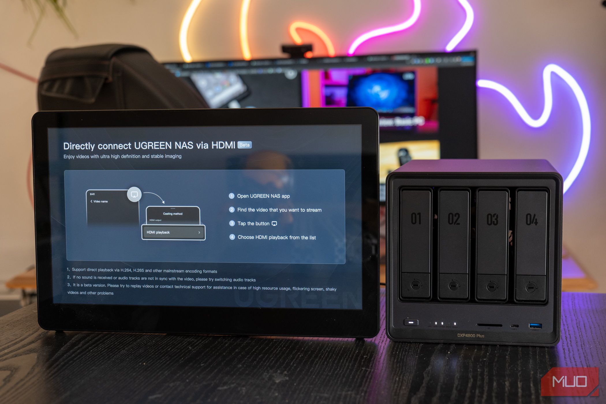 Ugreen DXP4800 Plus NAS - HDMI output