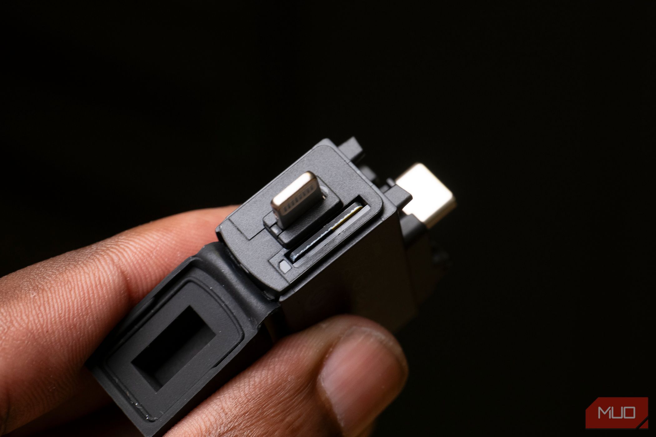 Insta360 X4 Quick Reader Opened with SD card