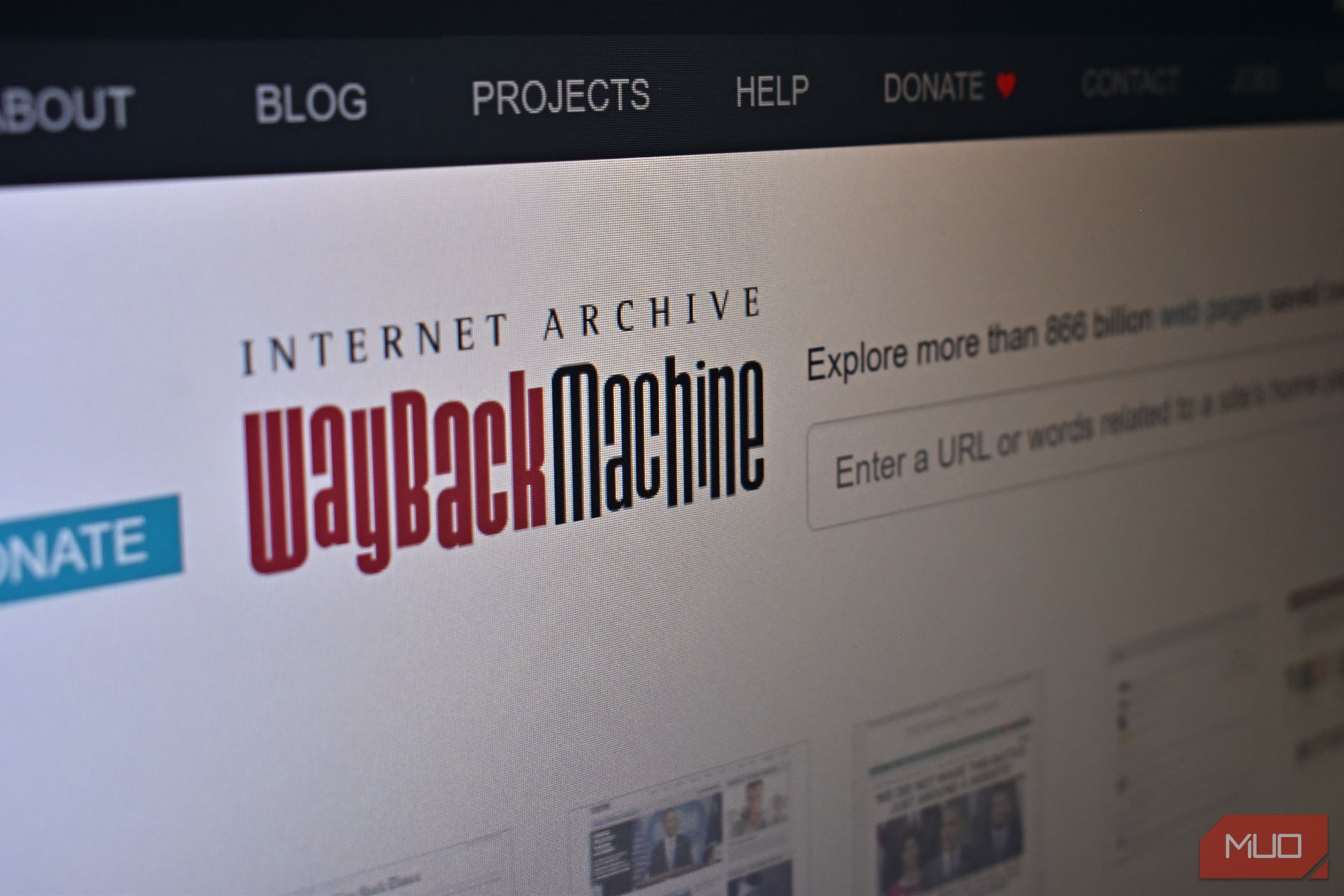 internet archive wayback machine website photo