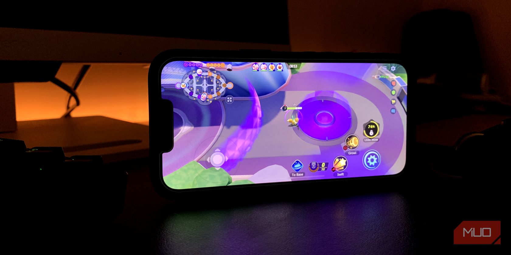 iPhone Running Pokémon UNITE
