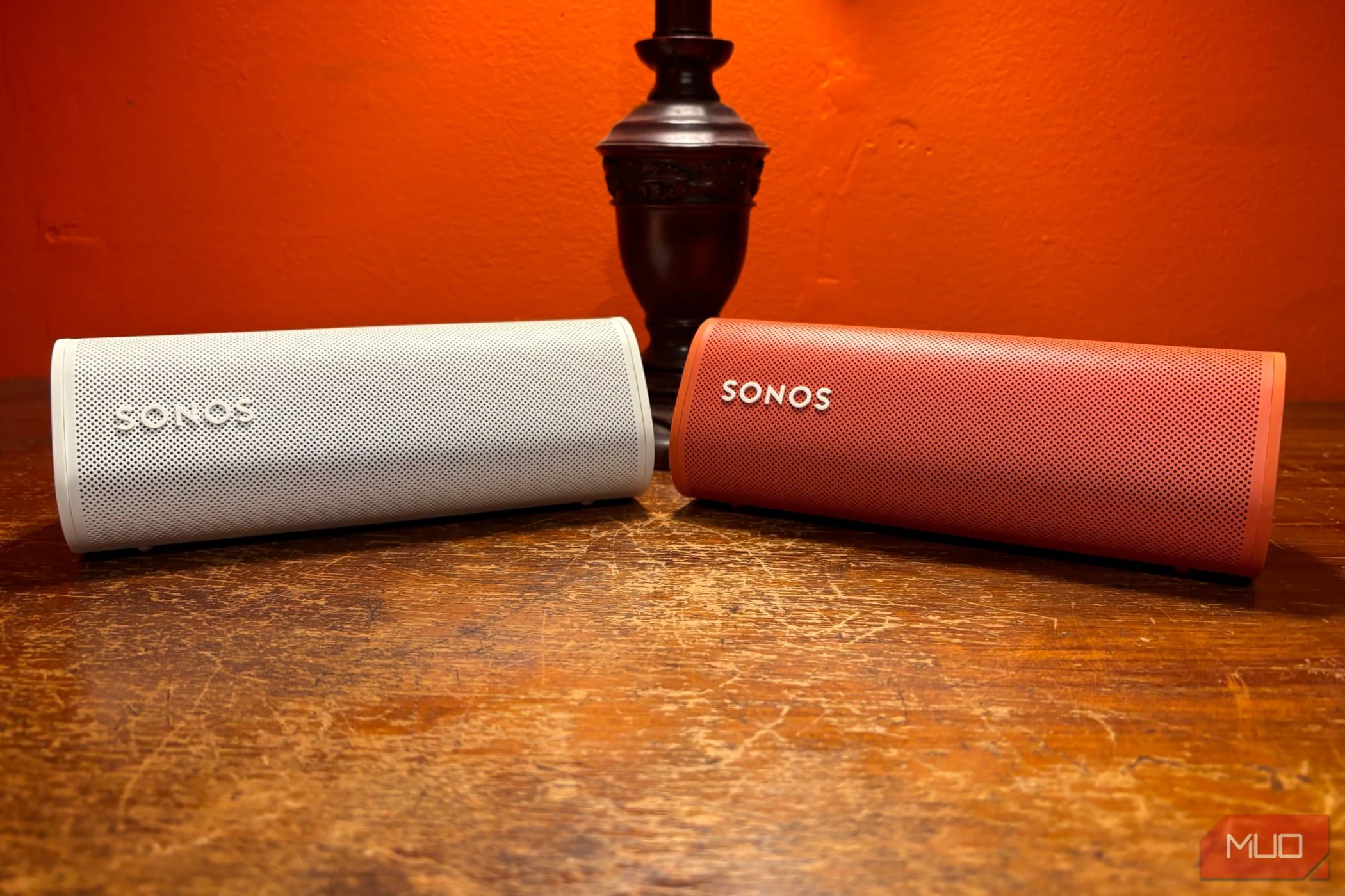 Sonos Roam 2 next to original Sonos Roam