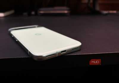 USB-C port on the Google Pixel 8a