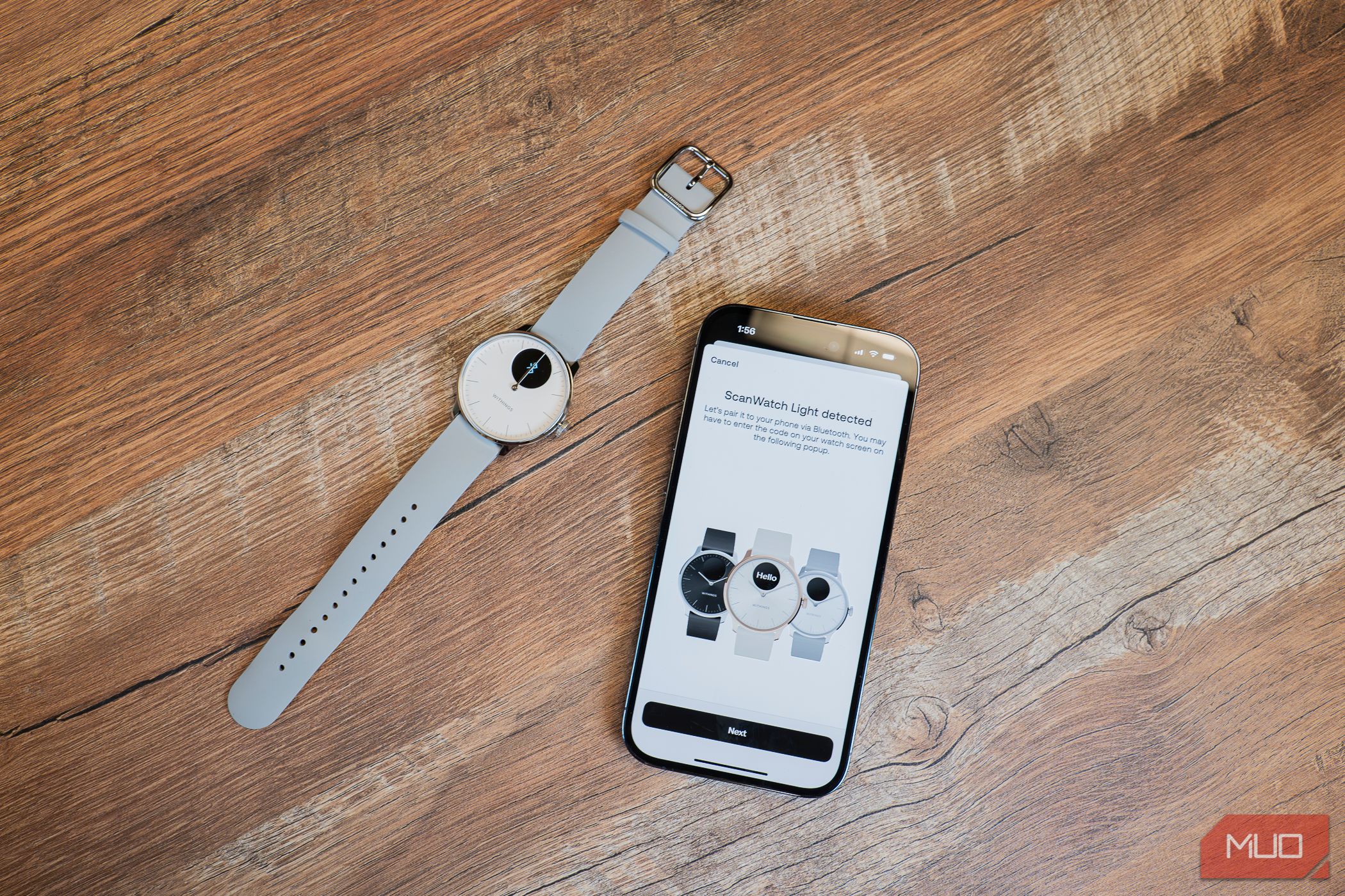 withings scanwatch light app 