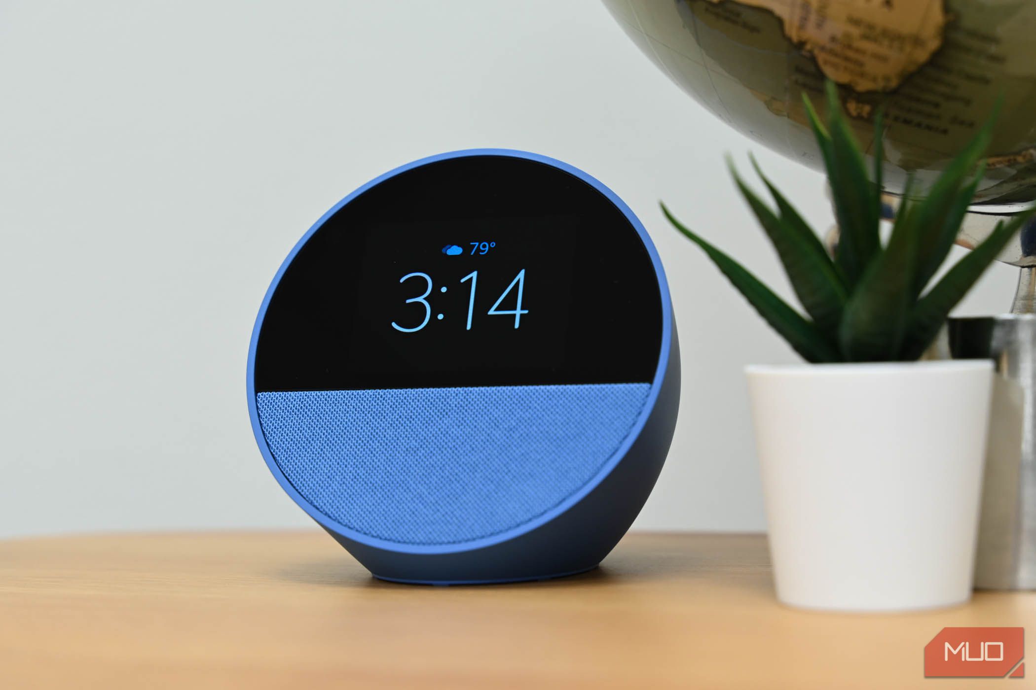 The Amazon Echo Spot on the home screen-5