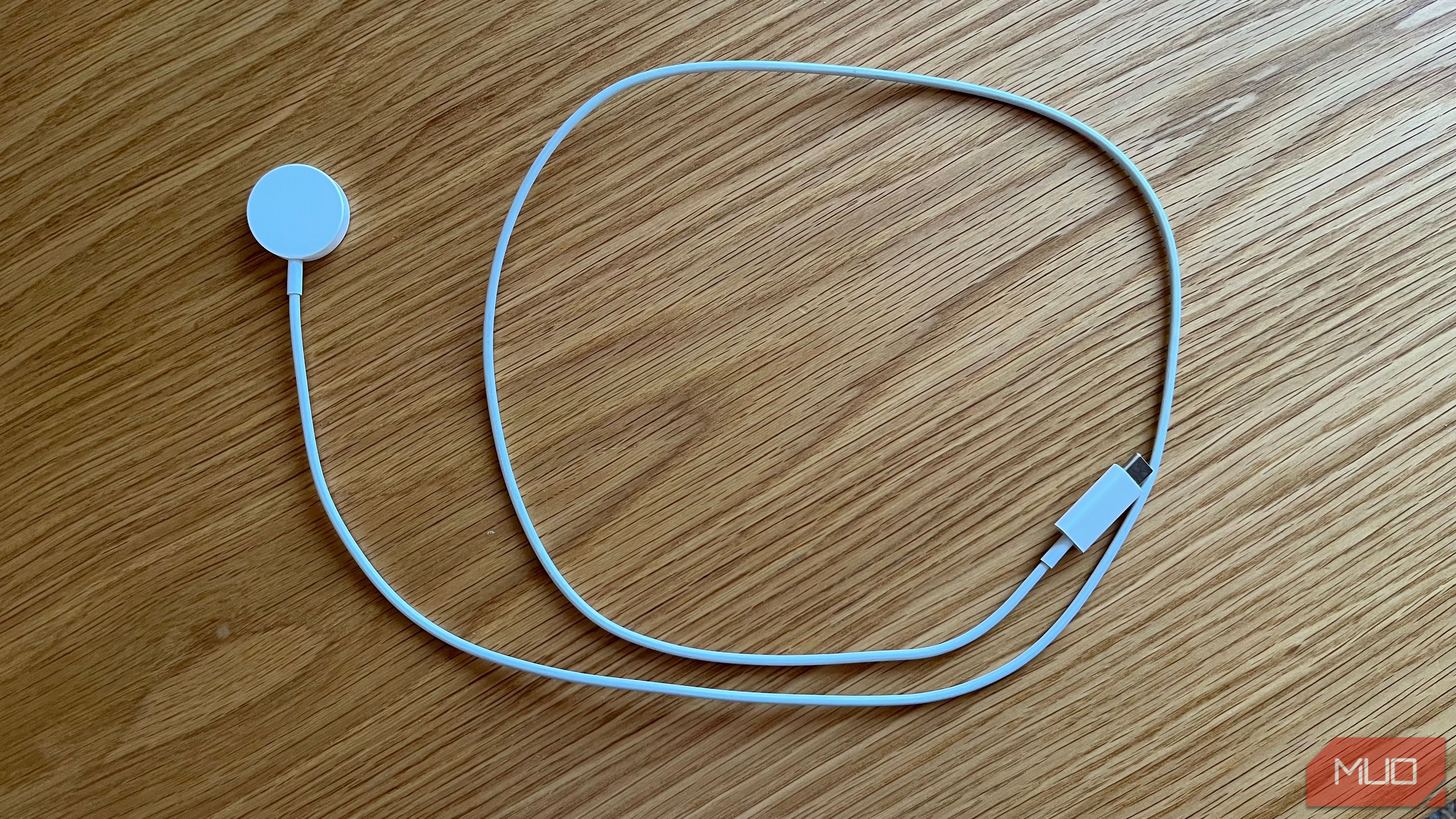 Apple Watch Charger on a Table