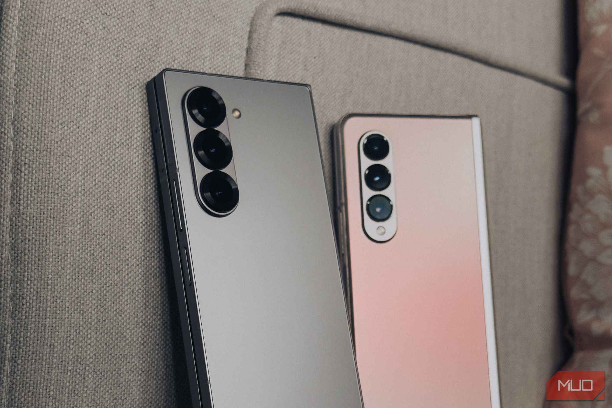 Samsung Galaxy Z Fold 6 next to Galaxy Z Fold 3