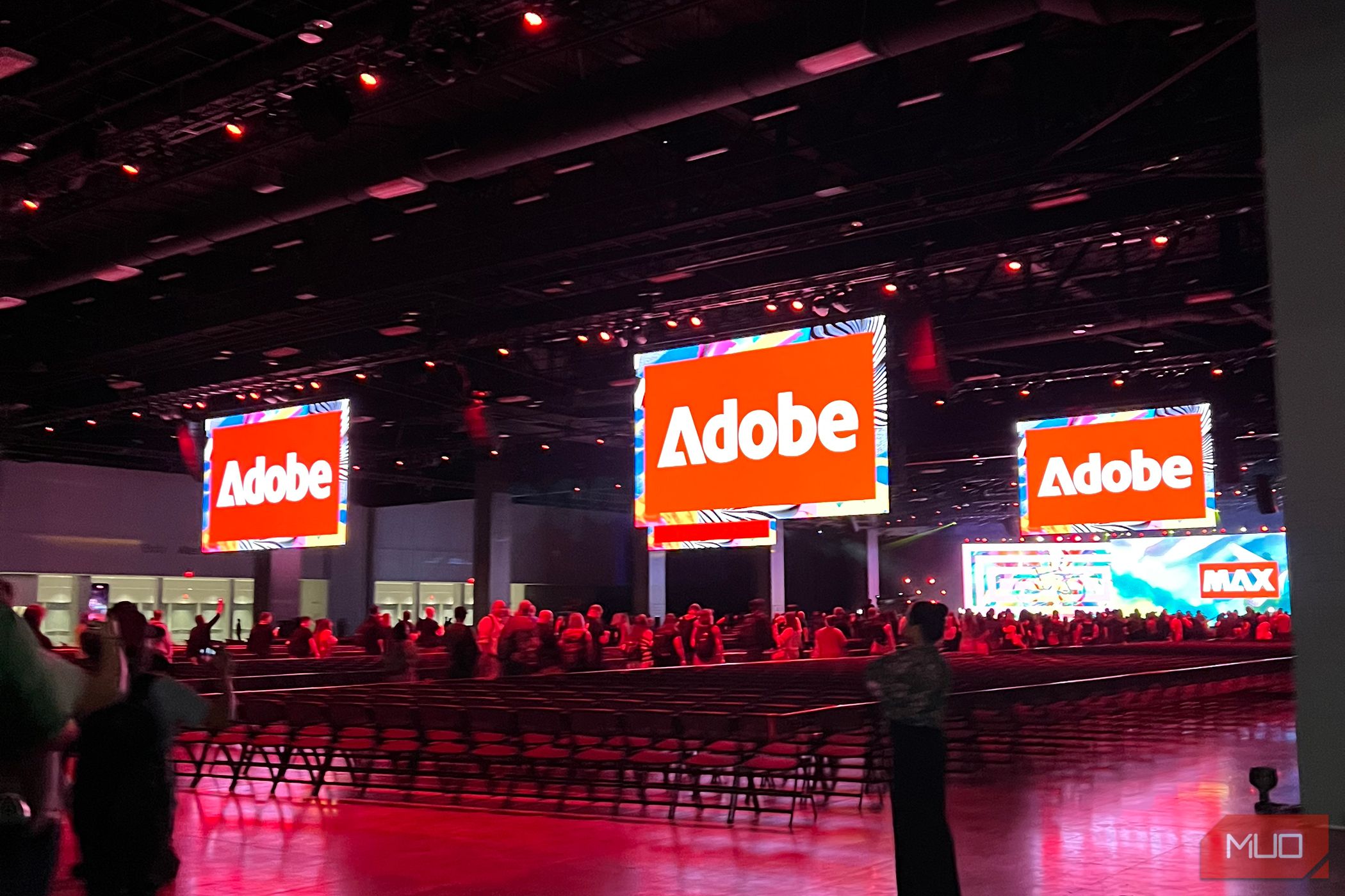 Adobe Max Announcements Screens and Audience