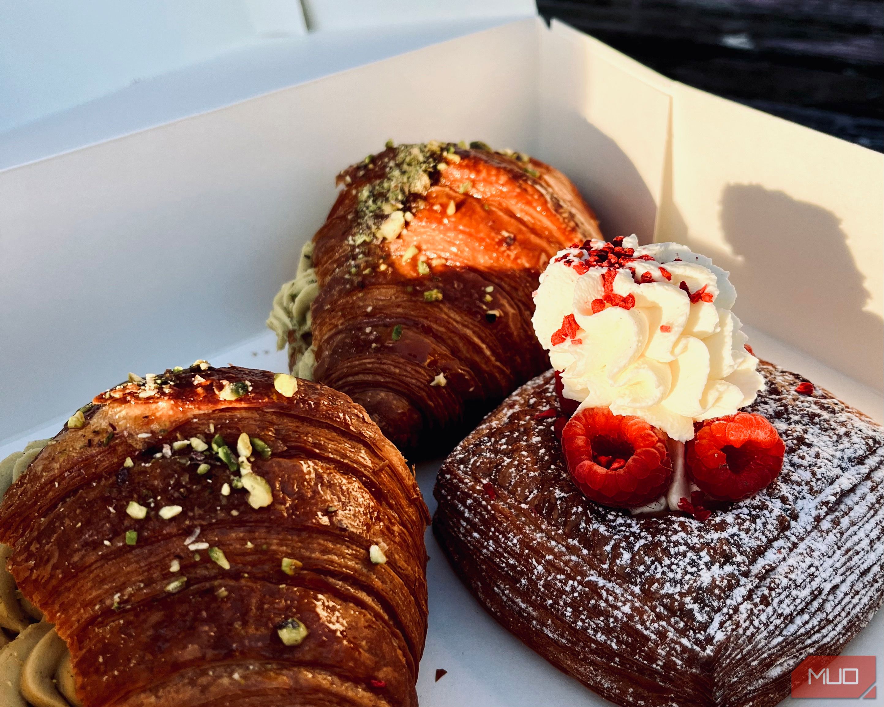 Photo of some pastries in a box