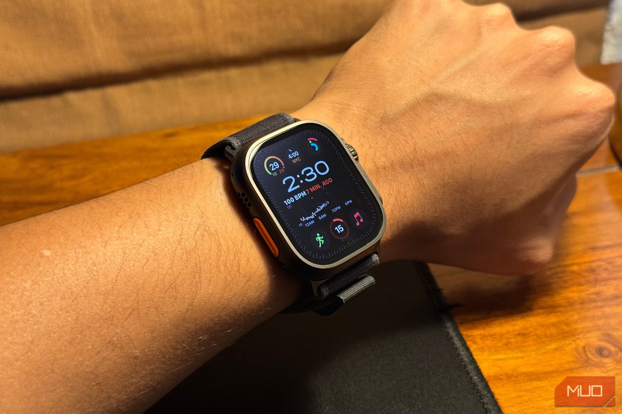 Apple Watch Ultra 2 Black Titanium on wrist