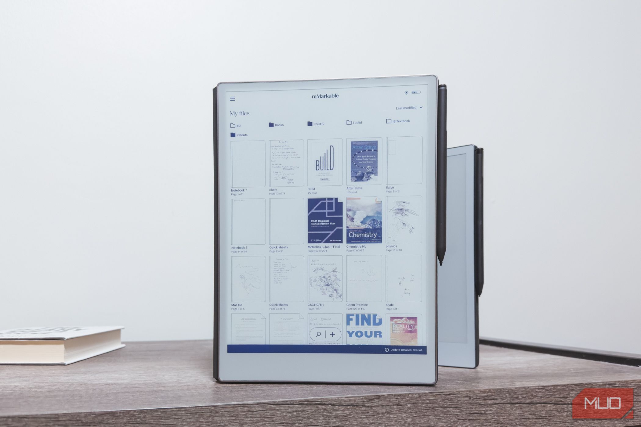 reMarkable Paper Pro operating system (homepage).