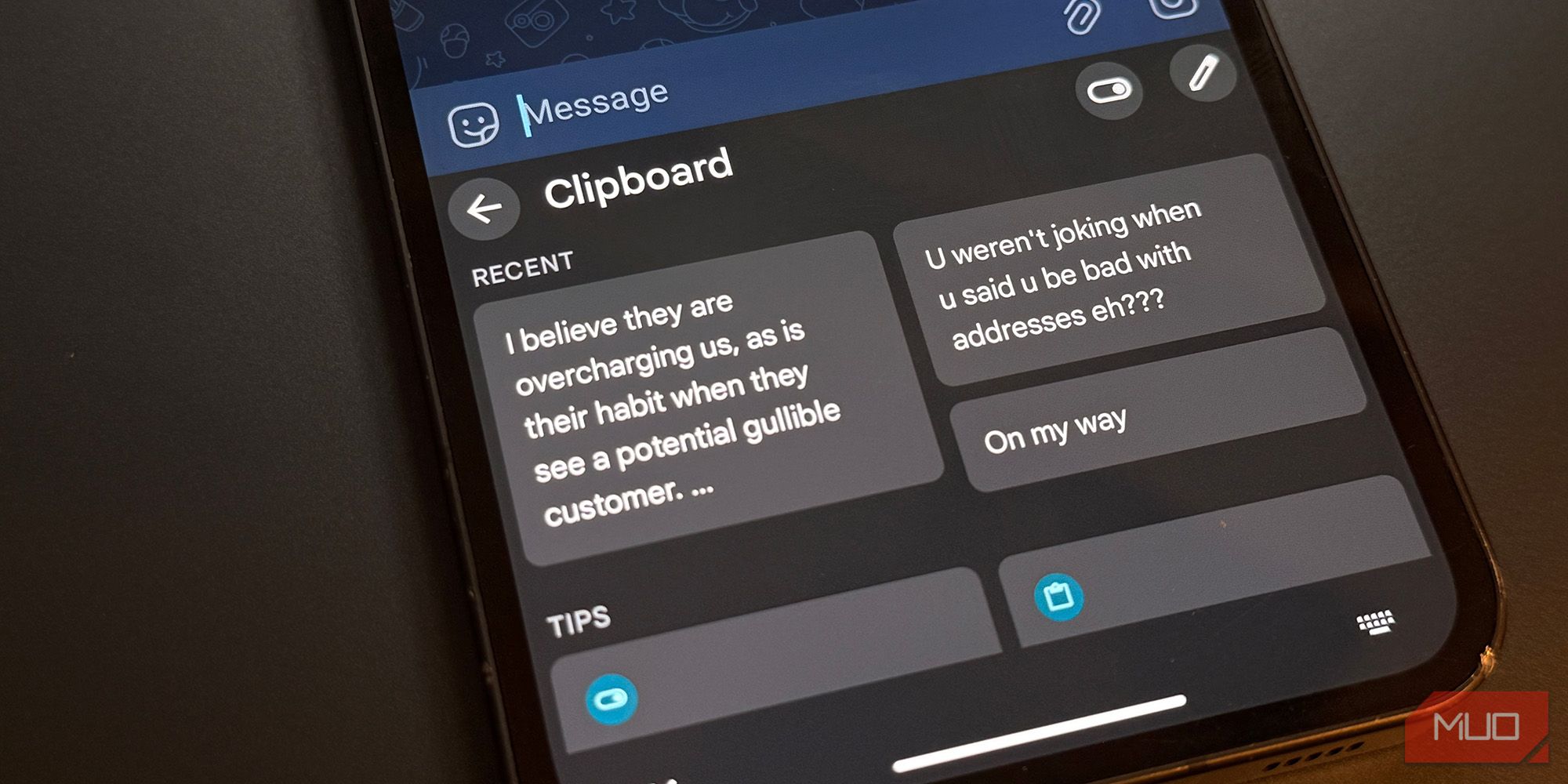 Clipboard manager in Android 15