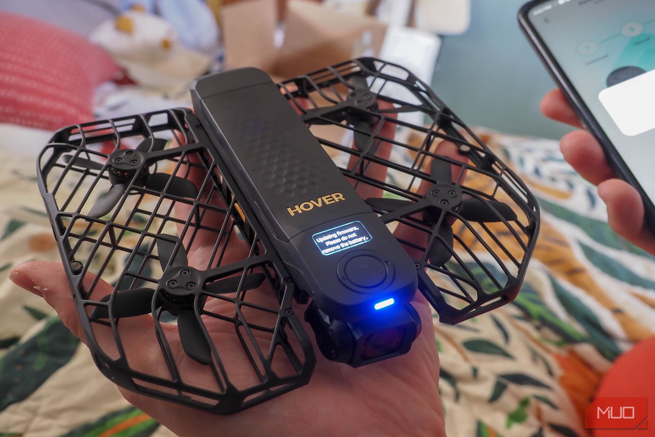 HoverAIR X1 Promax firmware update indoors.