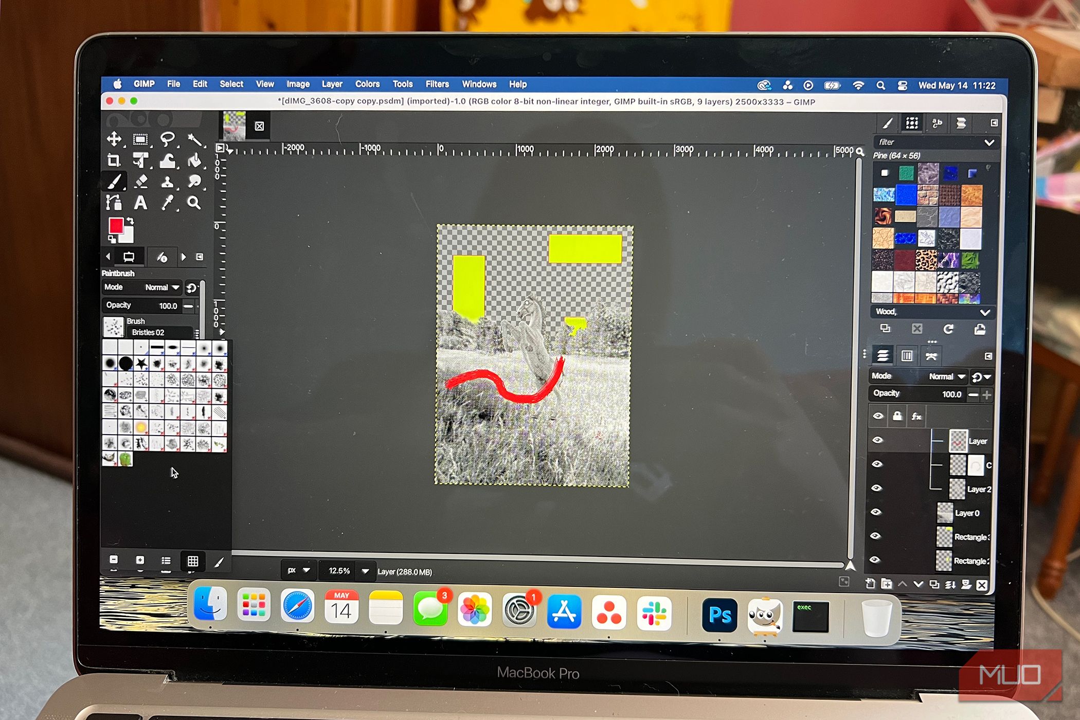 GIMP Brush Library