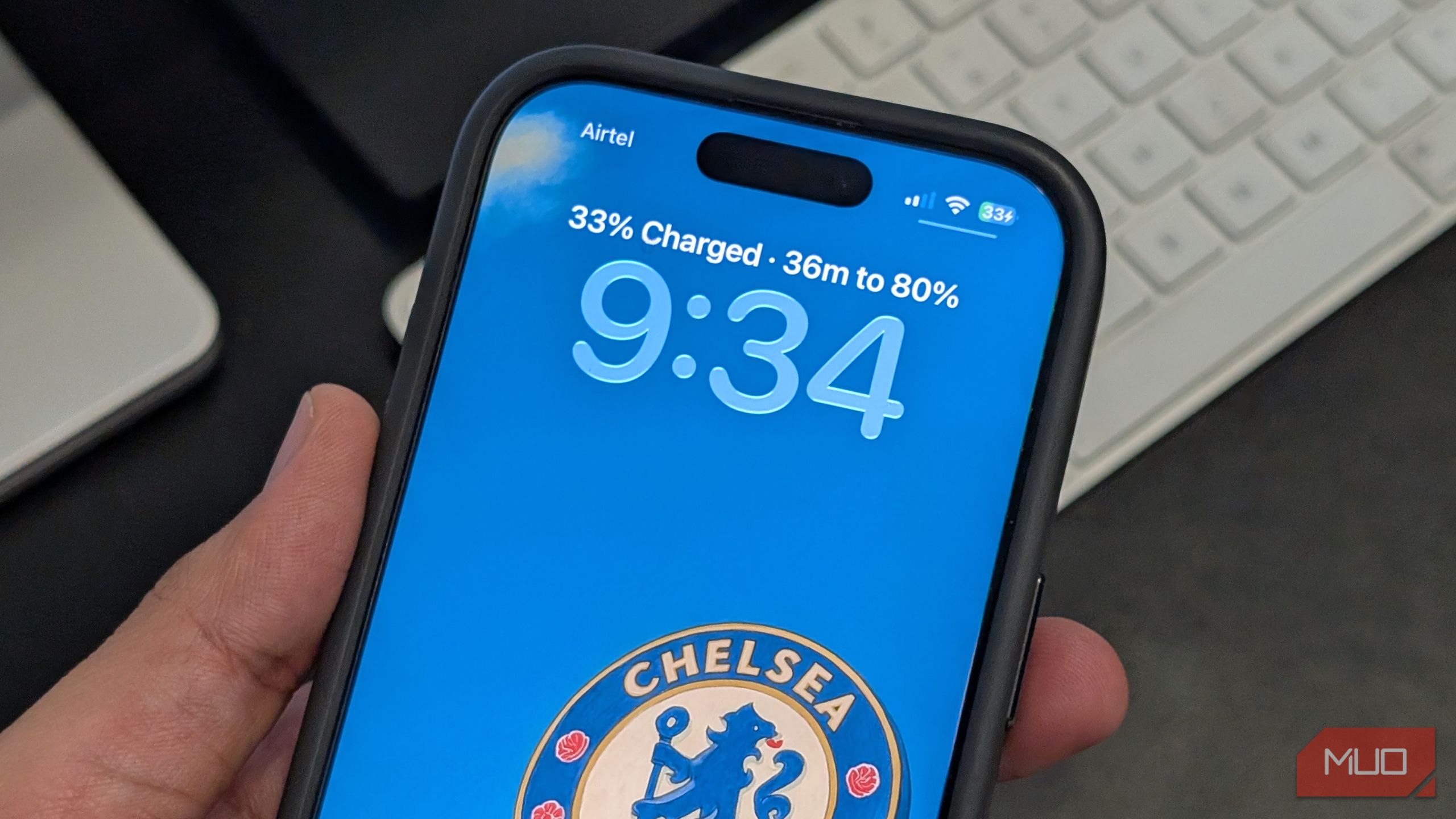 Battery charging to 80% time remaining in iOS 26