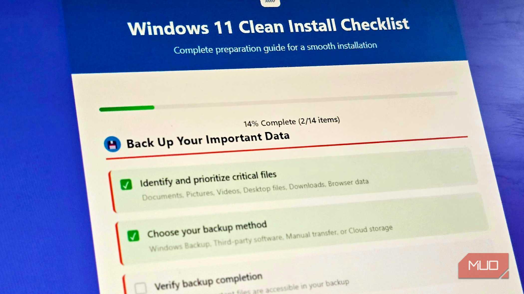Run Through This Checklist Before You Clean Install Windows 11
