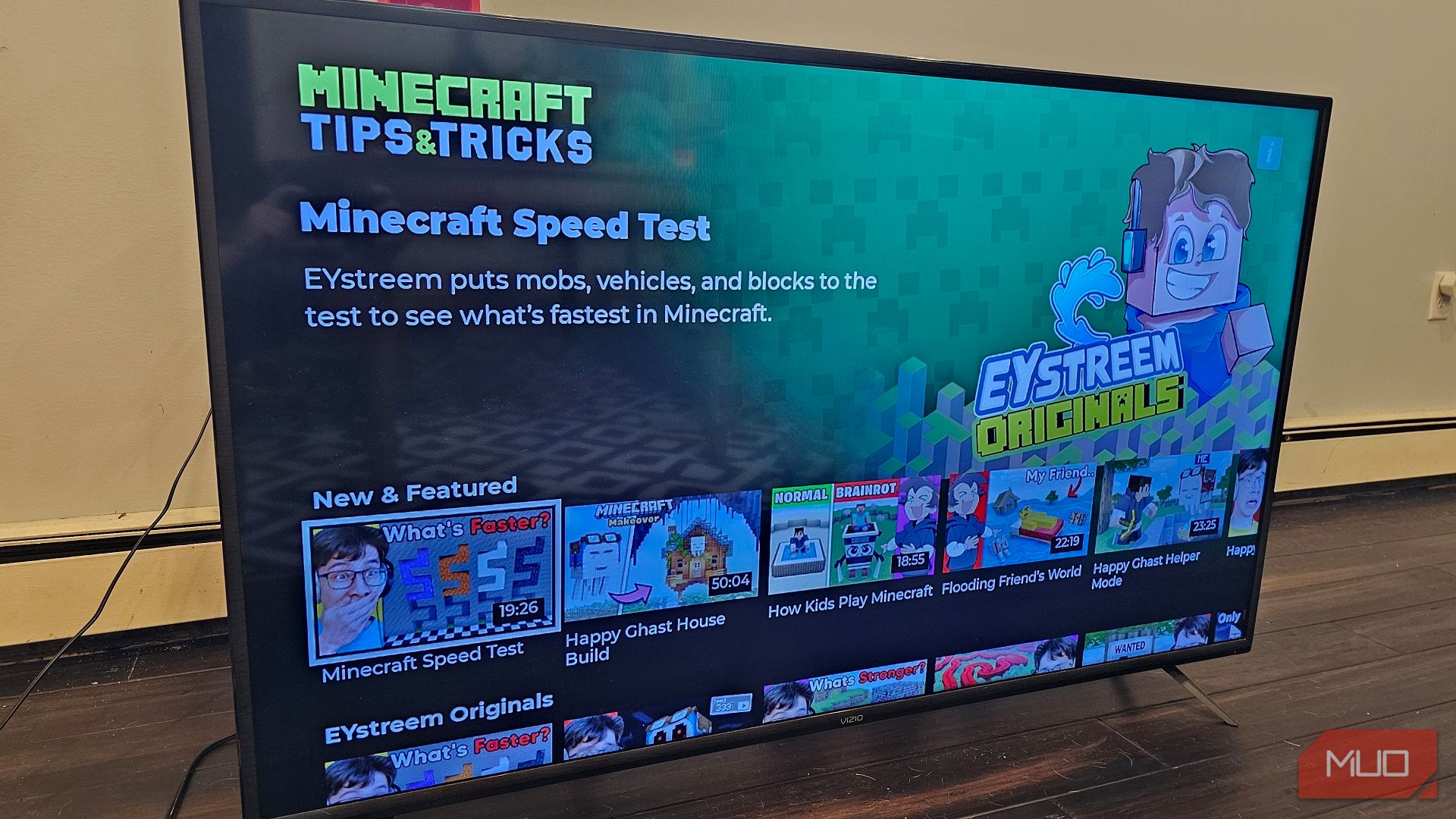 Finding gameplay videos of Minecraft on the Minecraft Tips and Tricks app