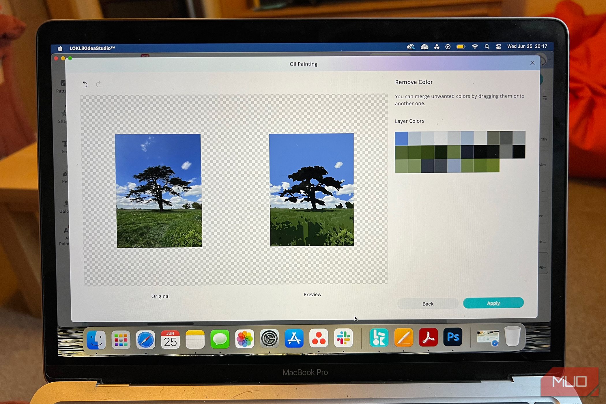 LOKLiK IdeaStudio with Custom Paint-by-Numbers Creation on Screen
