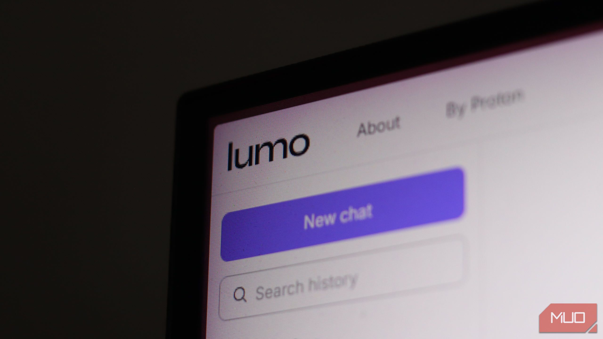 Lumo AI chatbot open on Windows