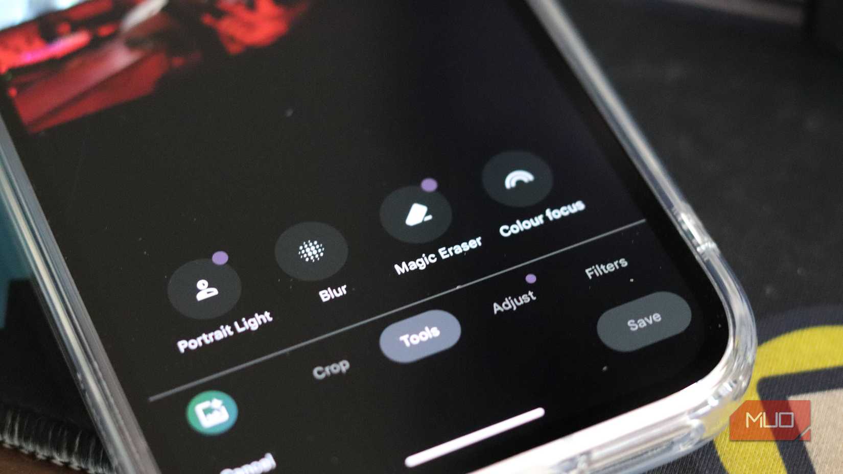 Magic Eraser on Pixel 9a