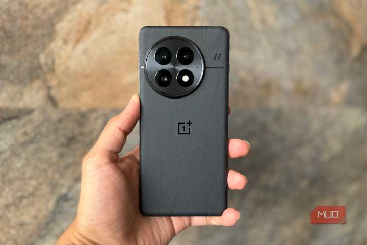 Back panel of a OnePlus 13.