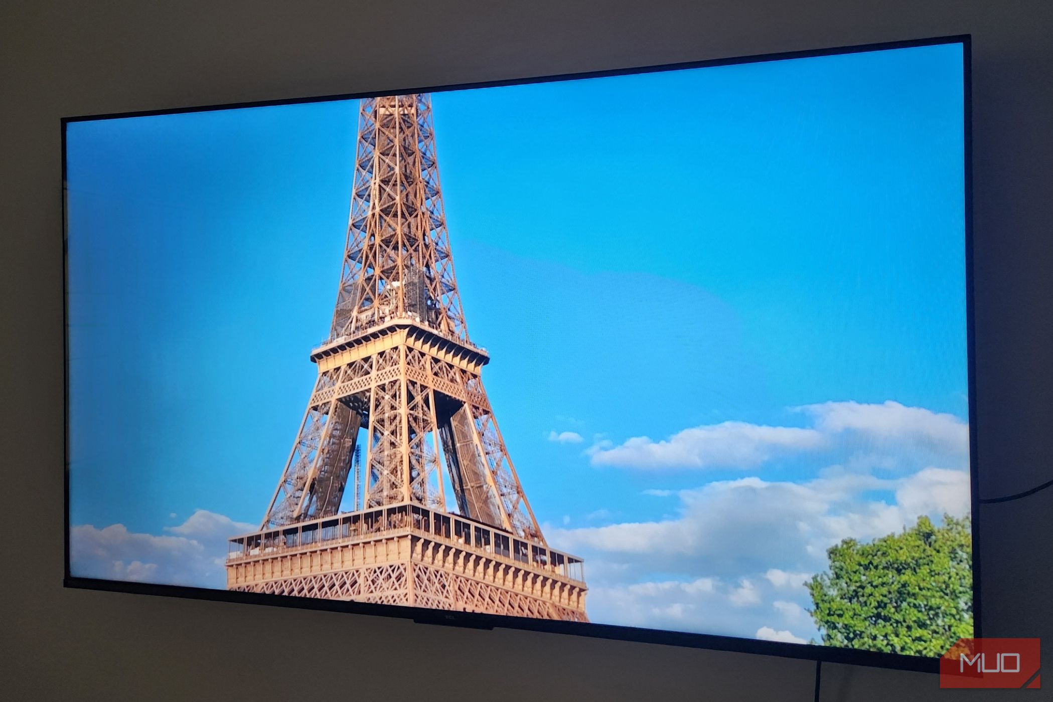 TV used as digital photo frame