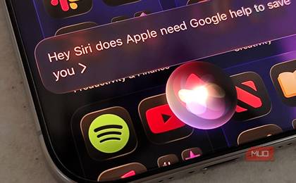 Apple's Siri assistant on an iPhone 16 Pro