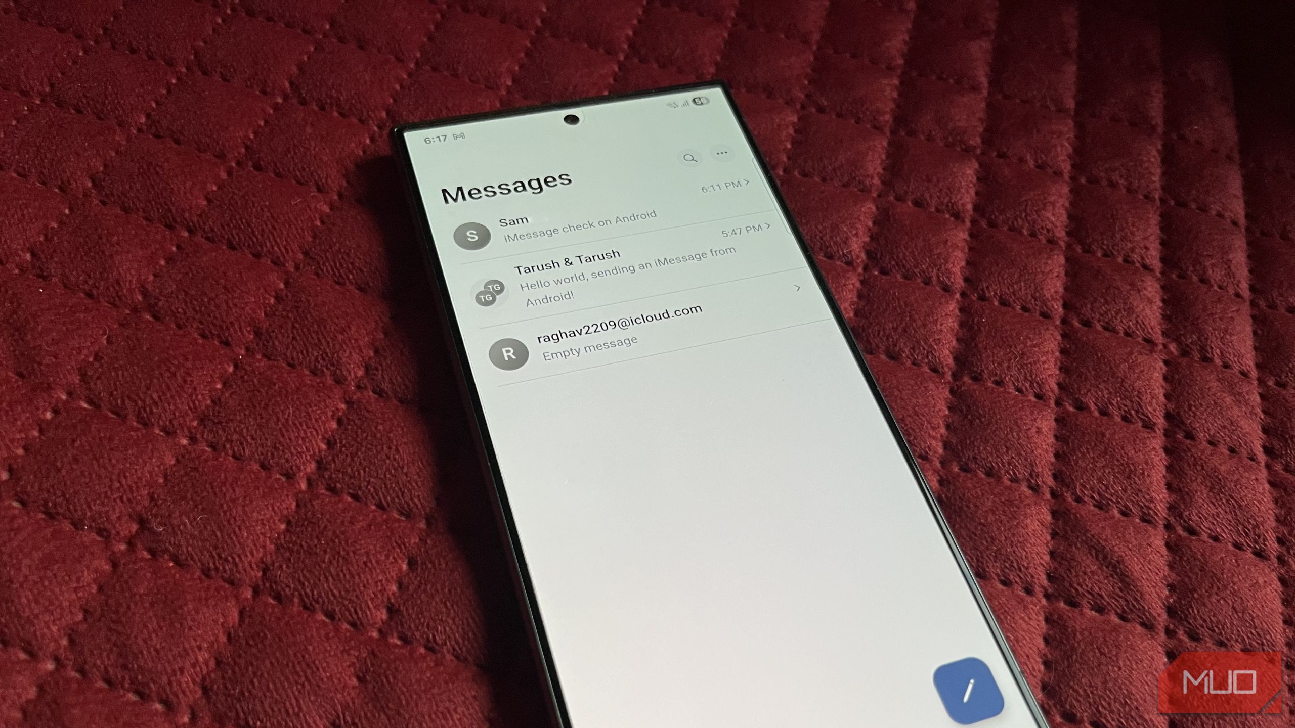 OpenBubbles open on an Android phone