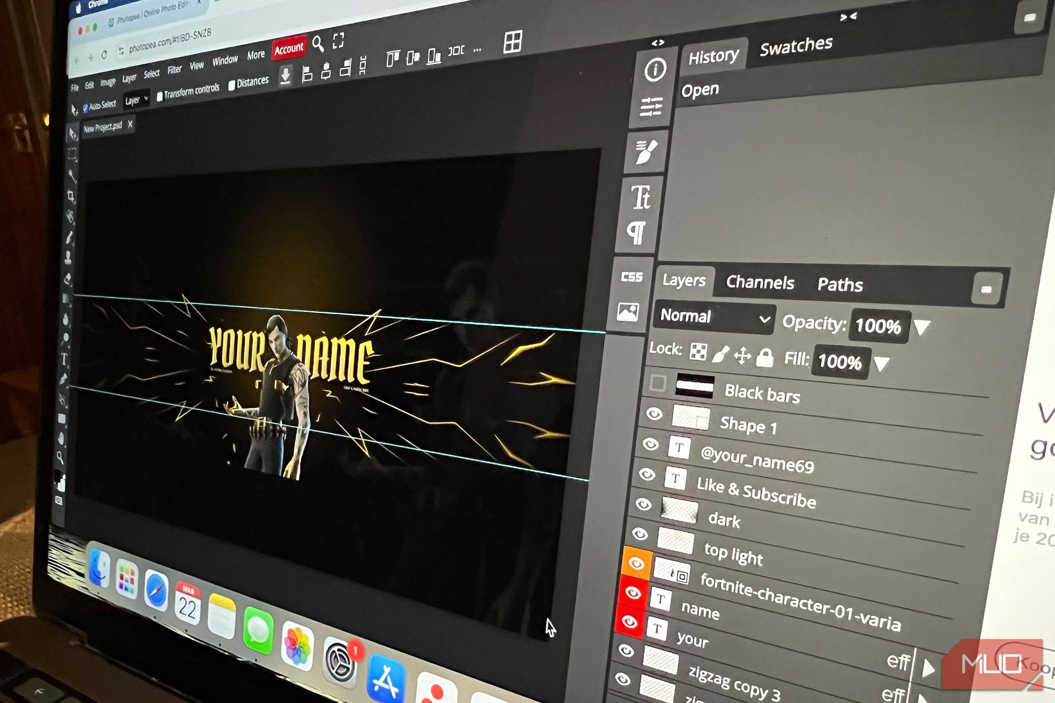 Photopea Layers and Tools