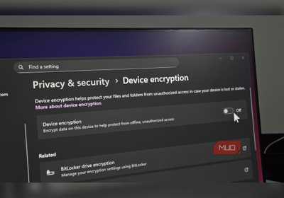 A computer monitor showing the Windows 11 security settings