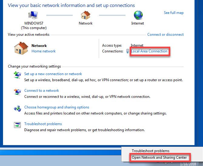 Windows 7 Network Sharing Center - Connesso al Wi-Fi, ma nessun accesso a Internet in Windows? Cosa fare