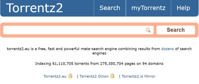 torrentz2 - 7 siti torrent sotterranei per ottenere contenuti non censurati