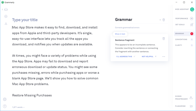 correct grammar and spelling mistakes with grammarly - 9 App Windows essenziali per studenti