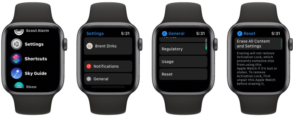 Resetting Apple Watch To New Phone How To Hard Reset Apple Watch