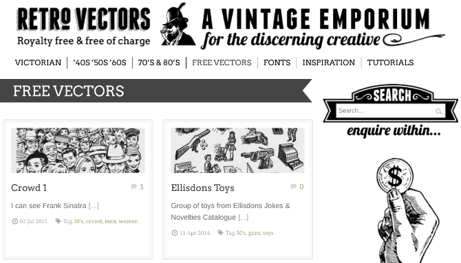 free illustrations vectors stock retro vectors - 7 siti di stock gratuiti per scaricare illustrazioni prive di copyright e vettori senza attribuzione