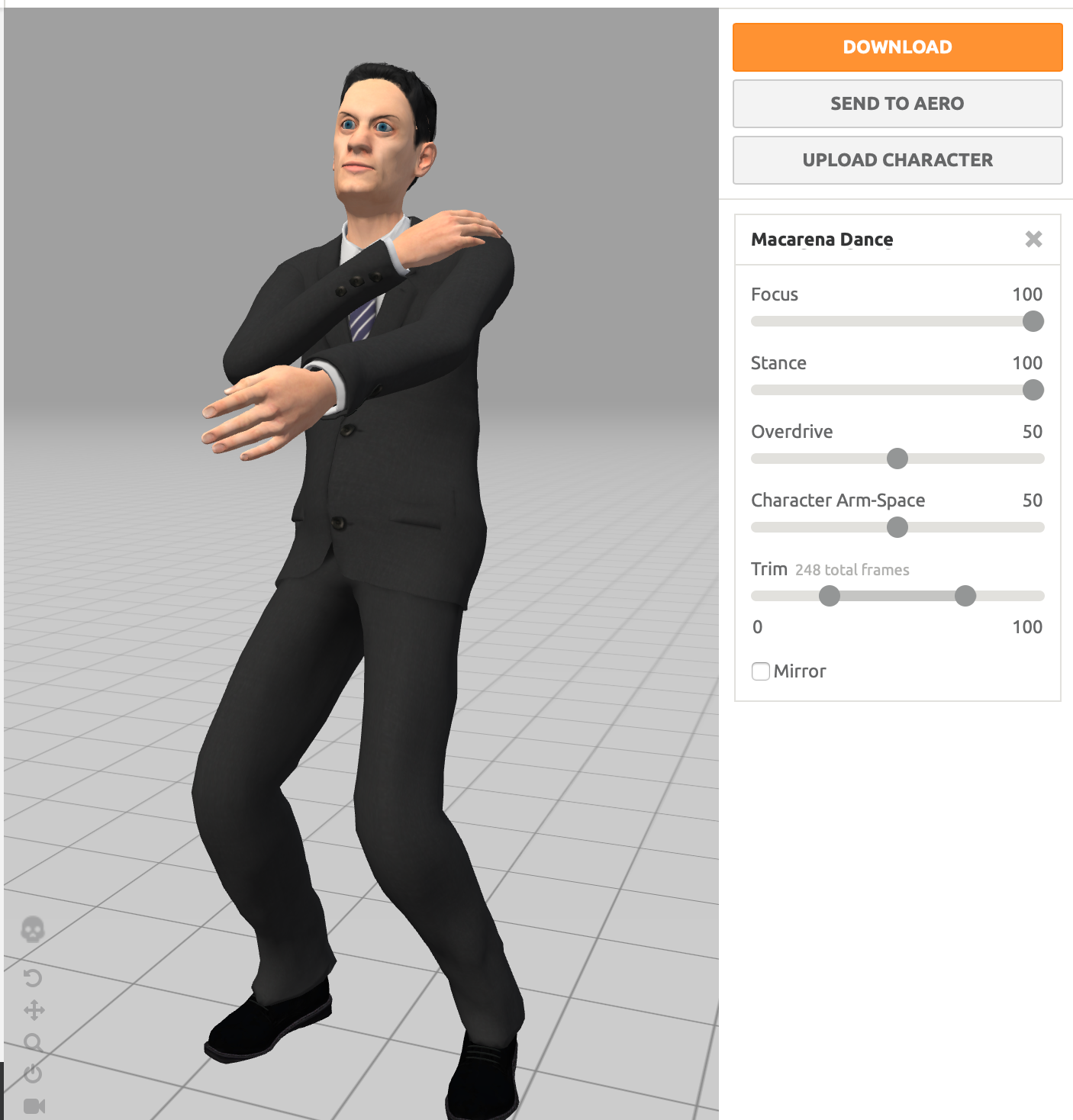 Model Macarena - Come utilizzare Mixamo per animare modelli 3D personalizzati