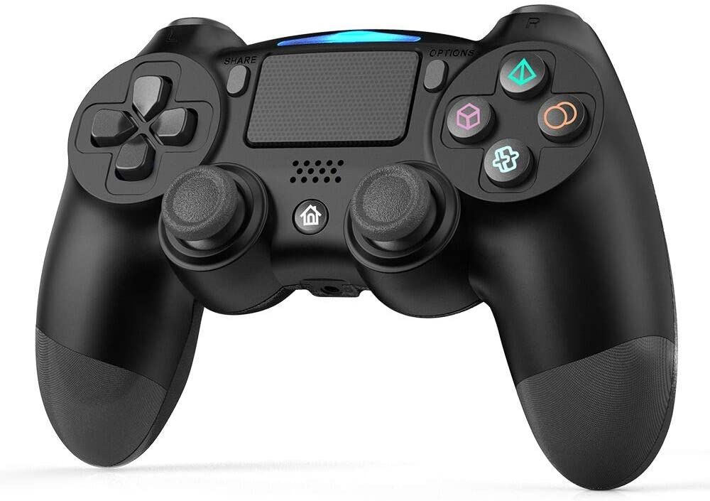 PS4 Black PS4 Pro and PC Windows 7/8/8.1/10 with 5.9ft Long USB Cable Allnice Wired PS4 Controller Playstation 4 PC Gaming Controller Dual Vibration Shock Joystick Gamepad for PS3 