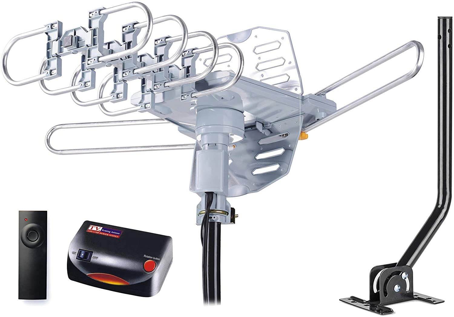 ViewTV Outdoor Amplified Digital TV Antenna with Wireless Remote | Groupon