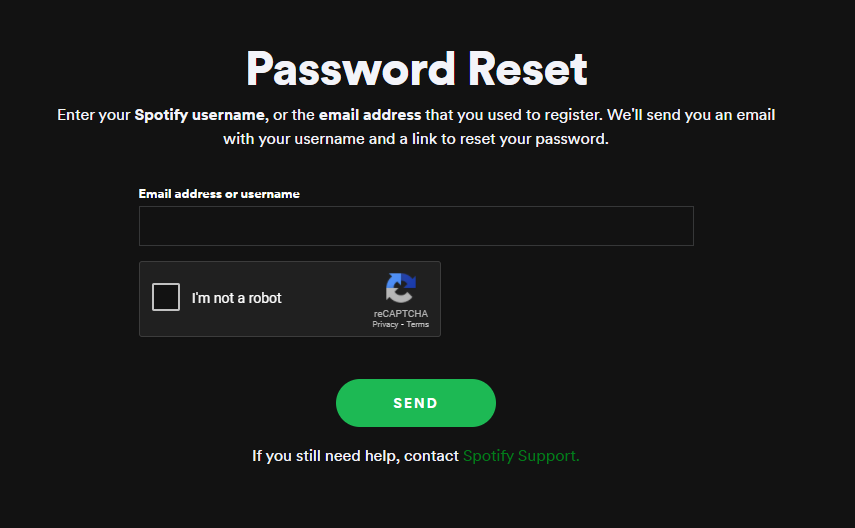 Spotify Password Reset - Come si modifica o si reimposta una password di Spotify?