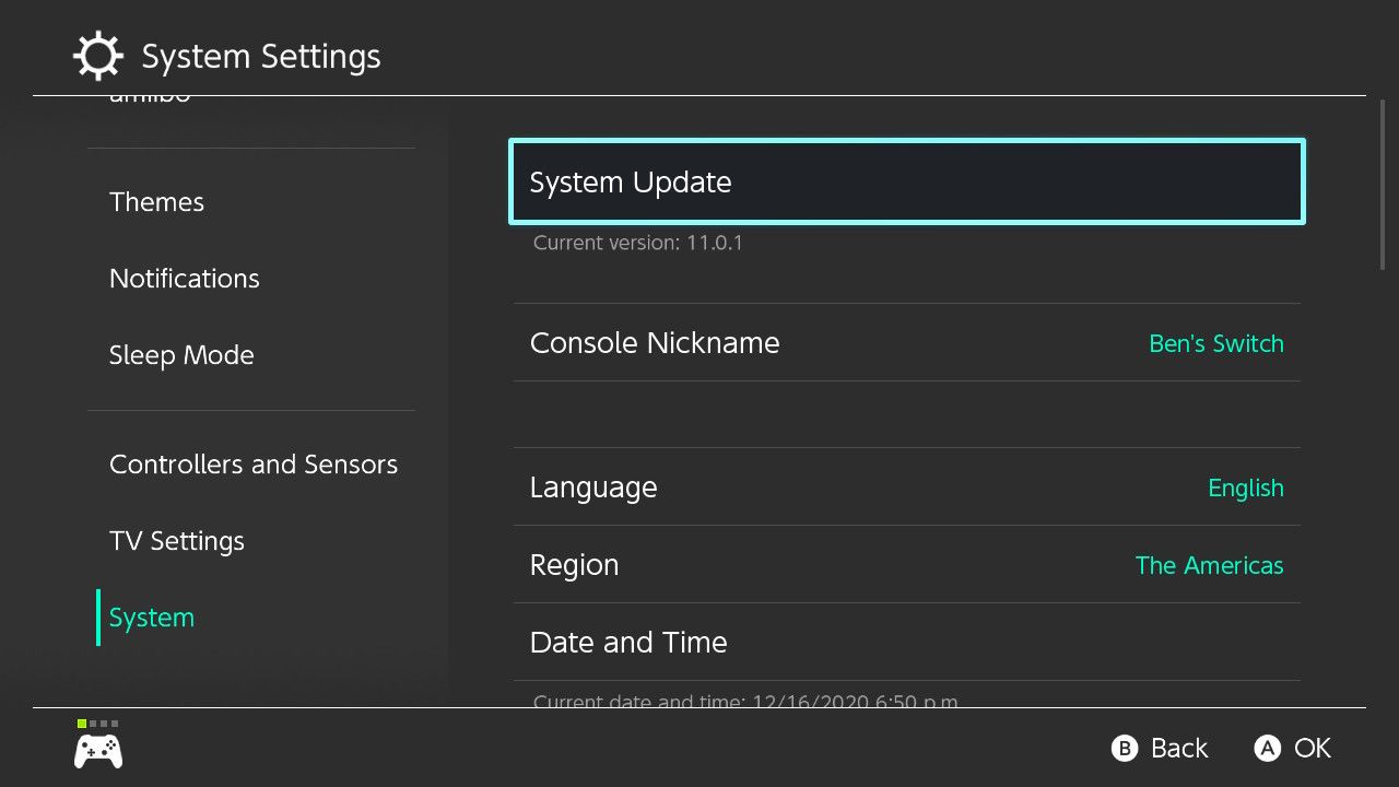 01 Switch Install Updates - 4 modi per condividere i contenuti multimediali di Nintendo Switch sul tuo telefono o computer