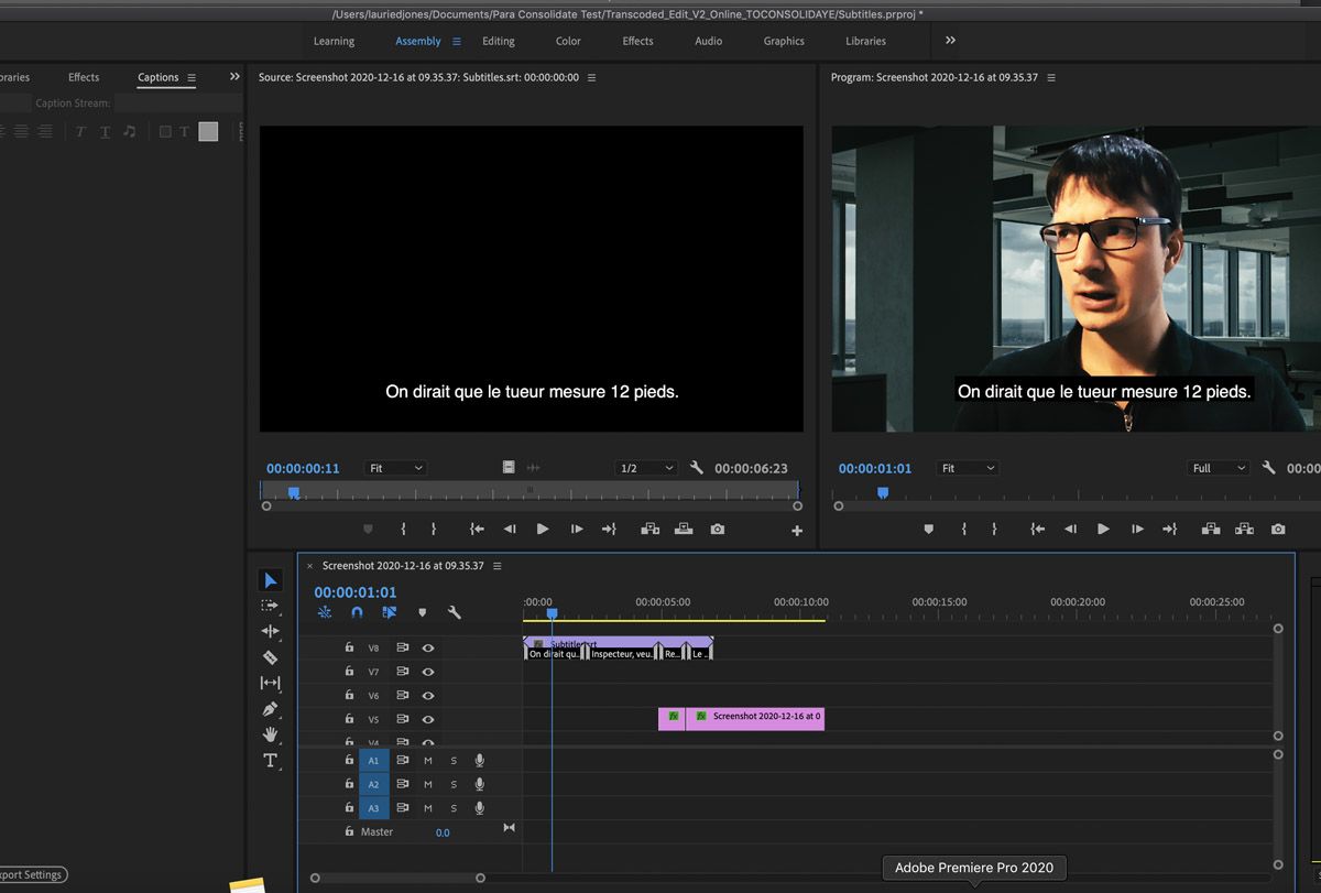 Captions Translated - Come creare sottotitoli dinamici in Premiere Pro con lo strumento Sottotitoli