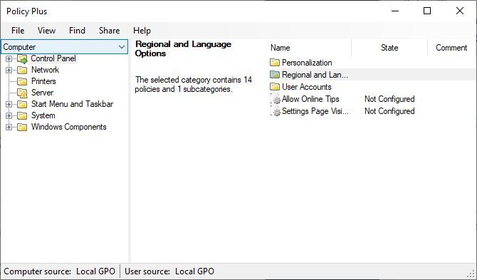Policy Plus - Come accedere all’Editor criteri di gruppo in Windows Home