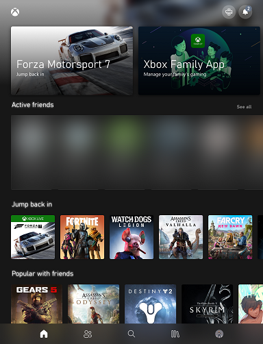 Xbox App Homepage - Come giocare ai giochi Xbox sul tuo iPhone o iPad